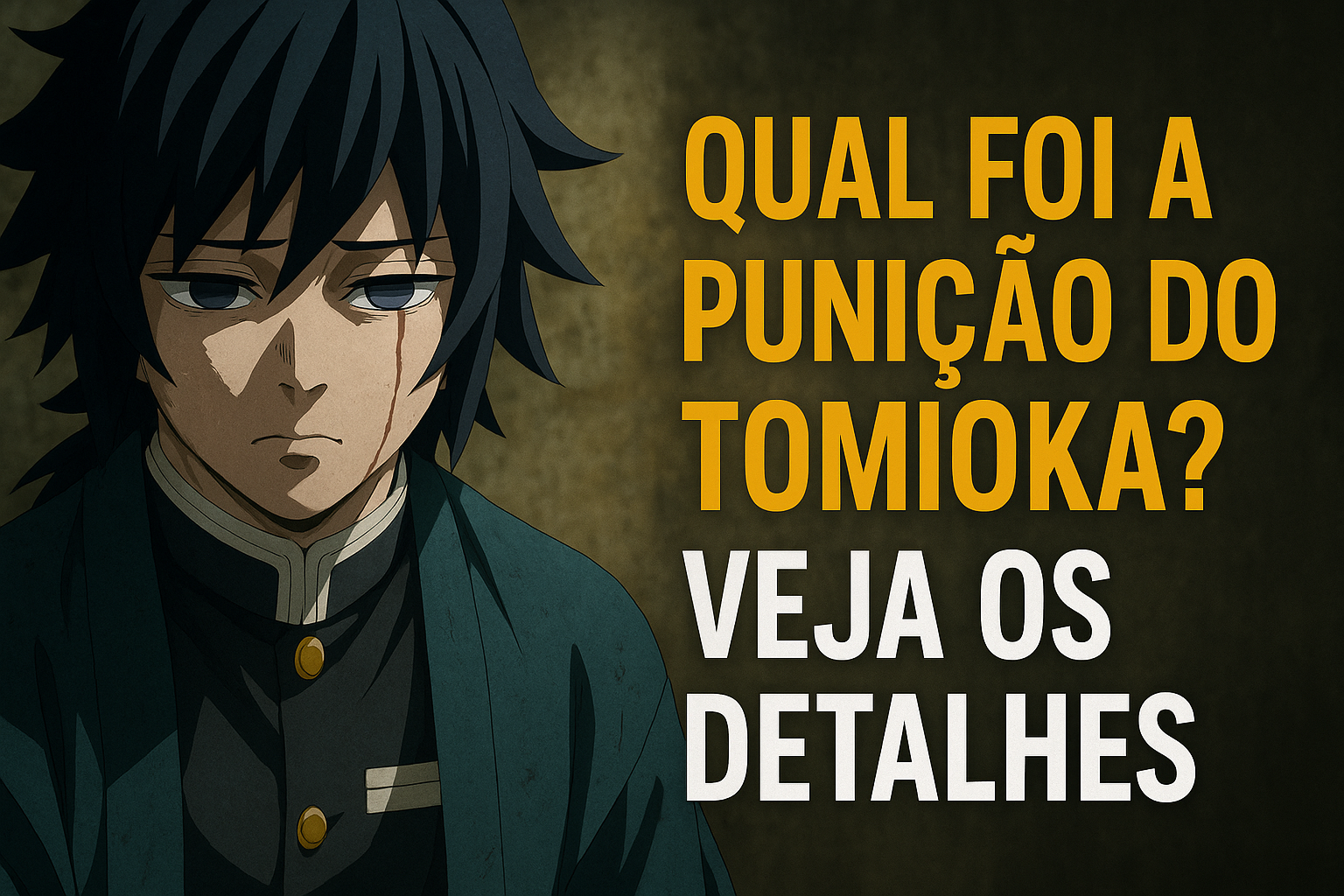Qual foi a punição do Tomioka? Veja os detalhes - Para Ler e Pensar